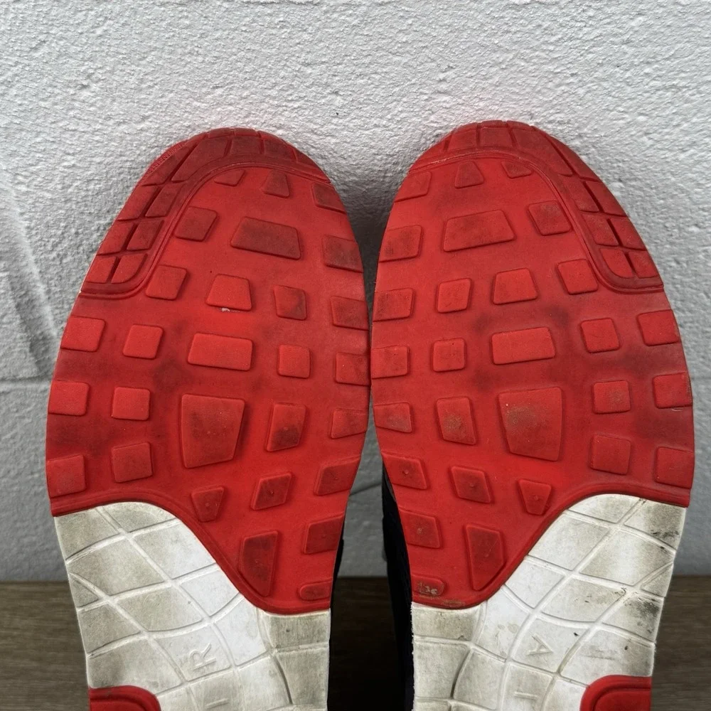 Nike Air Max 1 Breathe‎ Men's Sz 11 University Red Sneakers 644140-002